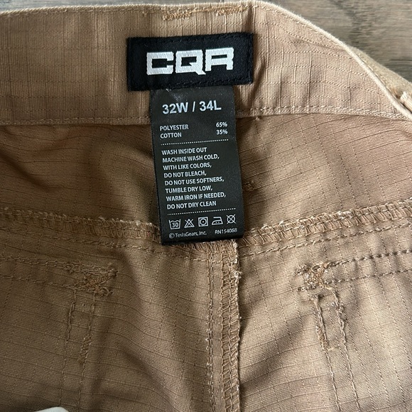 2 Pairs- CQR Men’s Tactical Pants-Water Repellent Ripstop Cargo Pants - Picture 10 of 12